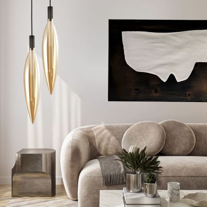 Pakabinamas šviestuvas ant laido NORDIC 1xG9/5W/230V juoda/dūminė smėlinė