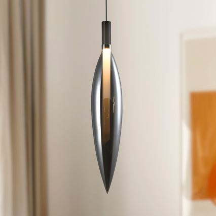 Pakabinamas šviestuvas ant laido NORDIC 1xG9/5W/230V juodas chromas