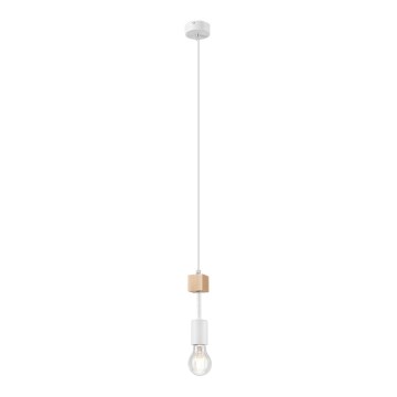 Pakabinamas šviestuvas ant laido ORAZIO 1xE27/60W/230V, ąžuolas