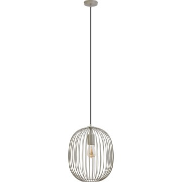 Pakabinamas šviestuvas ant laido OVELLA, 1xE27/15W/230V, skersmuo 34 cm, pilkas