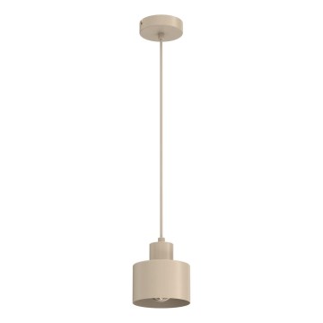 Pakabinamas šviestuvas ant laido PARKLA 1xE27/15W/230V, smėlio spalvos