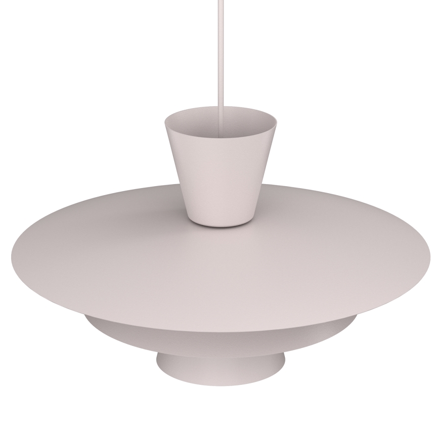 Pakabinamas šviestuvas ant laido PLATO 1xE27/15W/230V kreminis