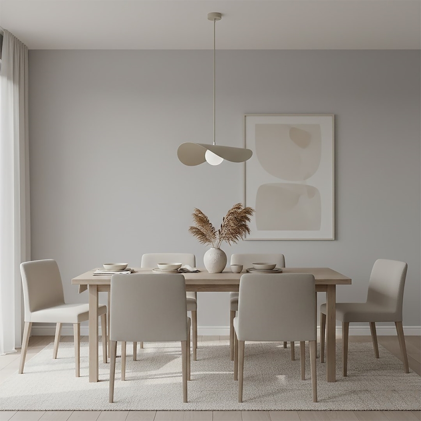 Pakabinamas šviestuvas ant laido RITUAL 1xG9/8W/230V smėlio spalvos