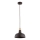 Pakabinamas šviestuvas ant laido RODOS 1xE27/15W/230V juodas