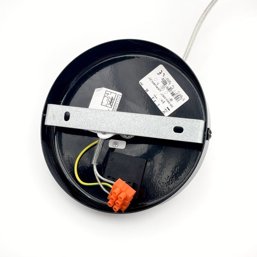 Pakabinamas šviestuvas ant laido ROSA 1xE27/60W/230V juodas/pilkas