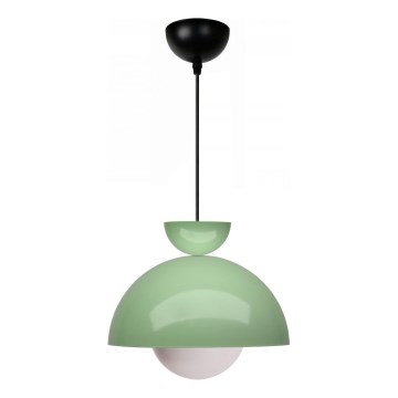 Pakabinamas šviestuvas ant laido SALVA 1xE27/15W/230V žalias
