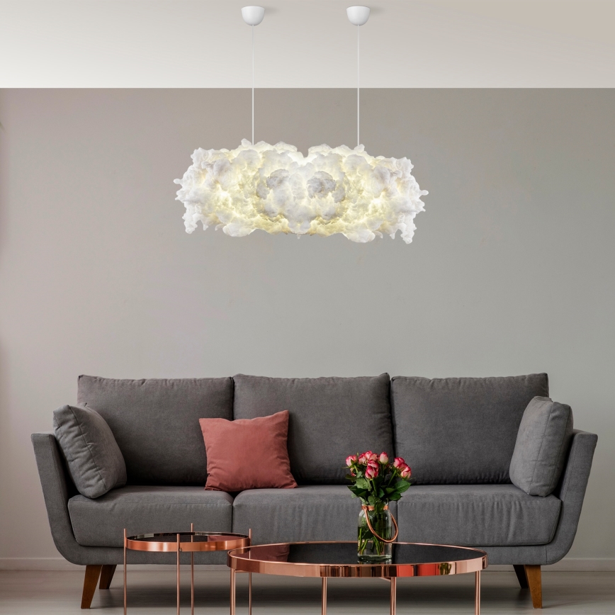 Pakabinamas šviestuvas ant laido SERENE 2xE27/40W/230V baltas