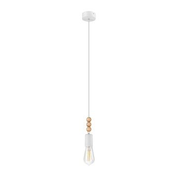 Pakabinamas šviestuvas ant laido SIMON 1xE27/60W/230V, ąžuolo spalvos
