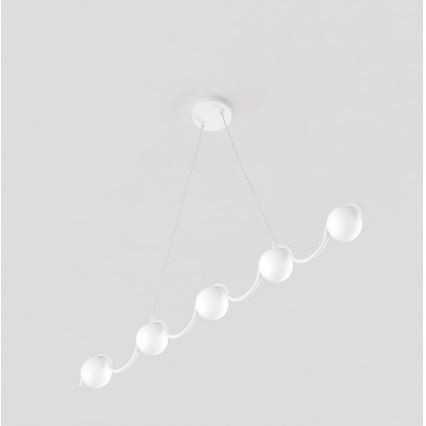 Pakabinamas šviestuvas ant laido SINUS 5xG9/8W/230V baltas