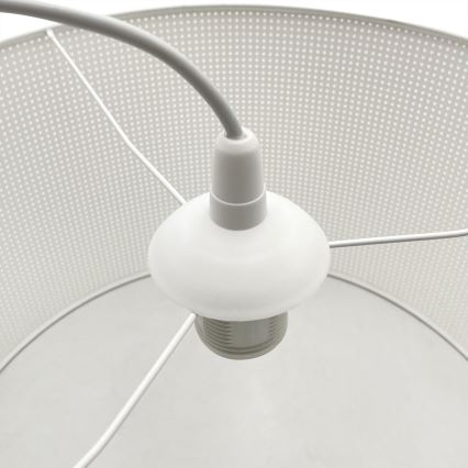Pakabinamas šviestuvas ant laido SIRJA PLISADO 1xE27/15W/230V skersmuo 35 cm baltas