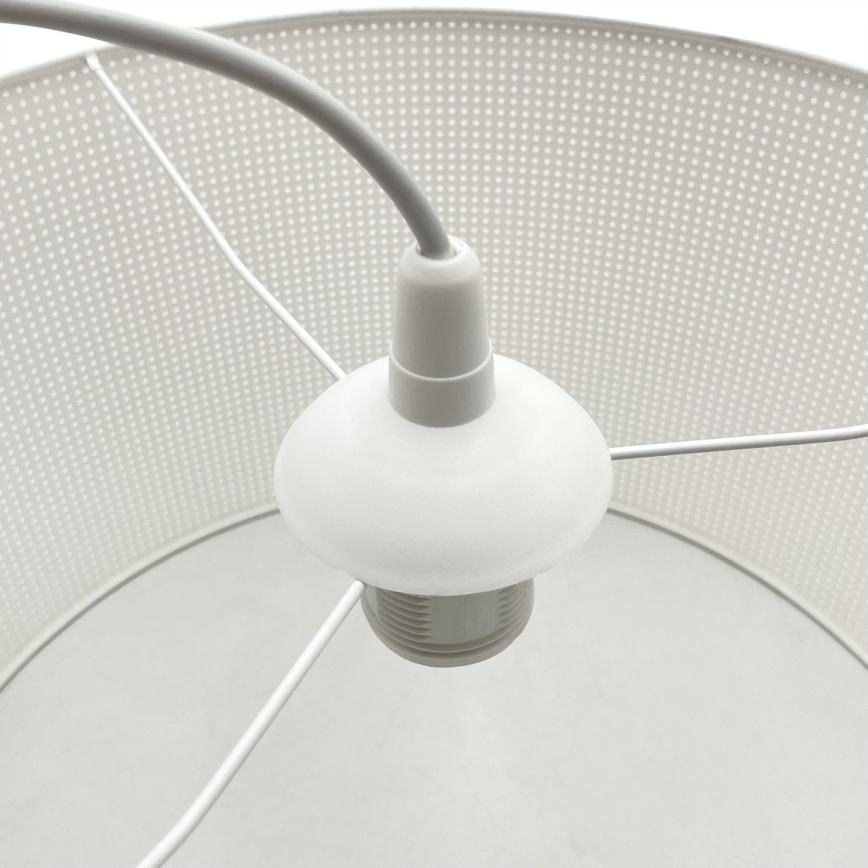 Pakabinamas šviestuvas ant laido SIRJA PLISADO 1xE27/15W/230V skersmuo 35 cm baltas