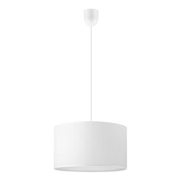 Pakabinamas šviestuvas ant laido SIRJA PLISADO 1xE27/15W/230V skersmuo 35 cm baltas