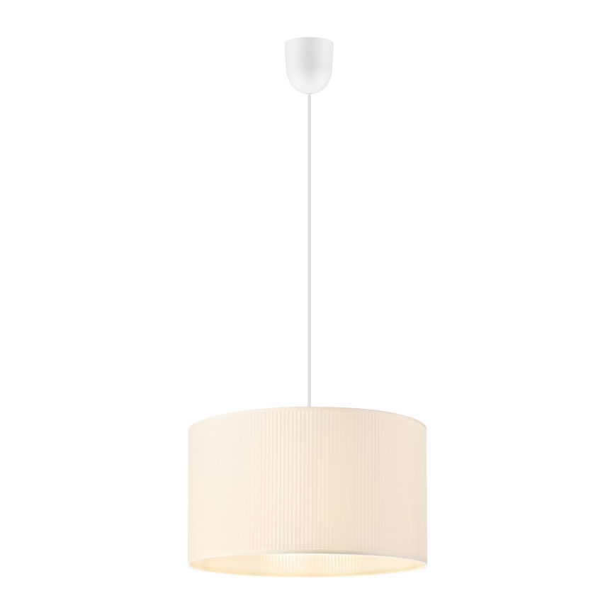 Pakabinamas šviestuvas ant laido SIRJA PLISADO 1xE27/15W/230V skersmuo 35 cm kreminė