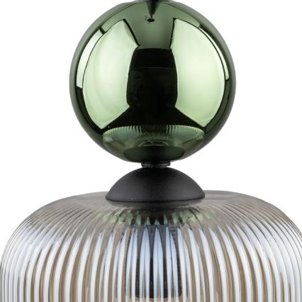 Pakabinamas šviestuvas ant laido SOPHIA 1xE14/10W/230V juoda/žalia/dūminė smėlio spalva