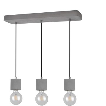 Pakabinamas šviestuvas ant laido STRONG 3xE27/60W/230V betonas