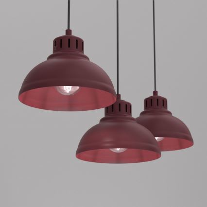 Pakabinamas šviestuvas ant laido SVEN 3xE27/15W/230V bordo