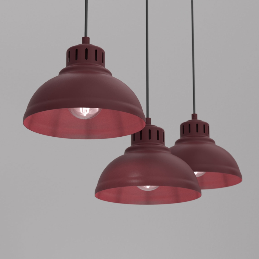Pakabinamas šviestuvas ant laido SVEN 3xE27/15W/230V bordo