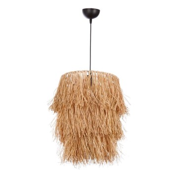 Pakabinamas šviestuvas ant laido TASSEL 1xE27/40W/230V rafija