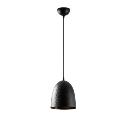 Pakabinamas šviestuvas ant laido TATTOO, 1xE27/40W/230V, skersmuo 20 cm, juodas
