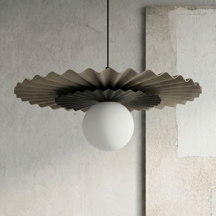 Pakabinamas šviestuvas ant laido UMBRA 1xG9/8W/230V juoda/smėlio spalvos