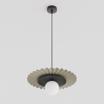 Pakabinamas šviestuvas ant laido UMBRA 1xG9/8W/230V juoda/smėlio spalvos