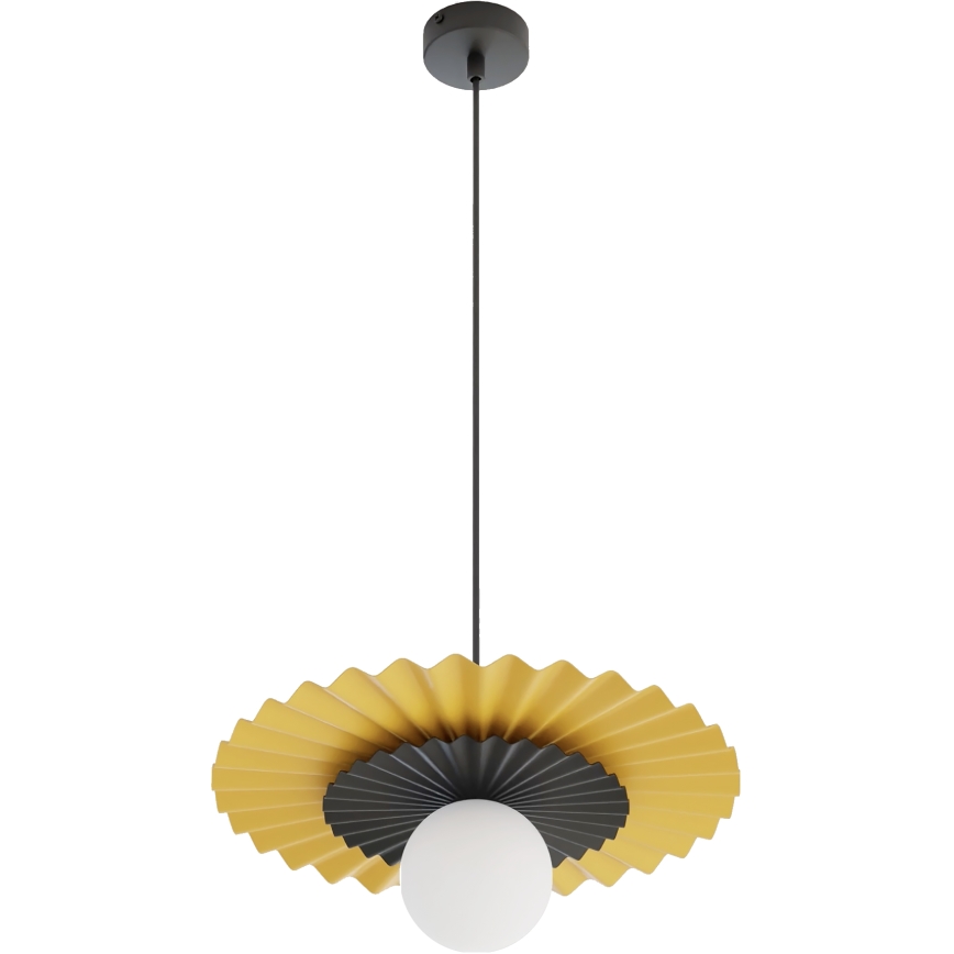 Pakabinamas šviestuvas ant laido UMBRA 1xG9/8W/230V juodas/oranžinis