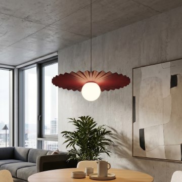 Pakabinamas šviestuvas ant laido UMBRA 1xG9/8W/230V raudonas