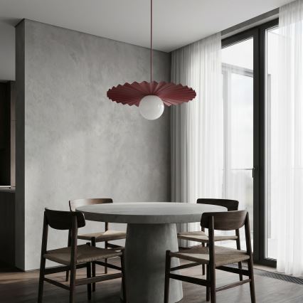 Pakabinamas šviestuvas ant laido UMBRA 1xG9/8W/230V raudonas