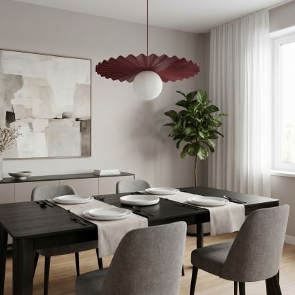 Pakabinamas šviestuvas ant laido UMBRA 1xG9/8W/230V raudonas