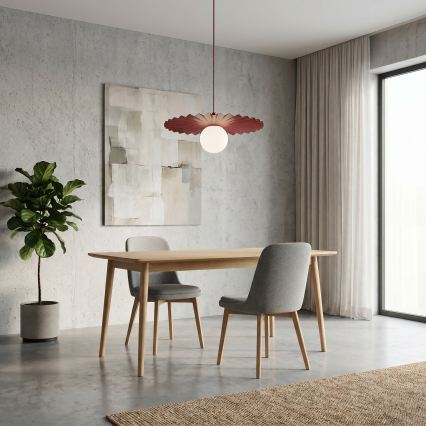 Pakabinamas šviestuvas ant laido UMBRA 1xG9/8W/230V raudonas