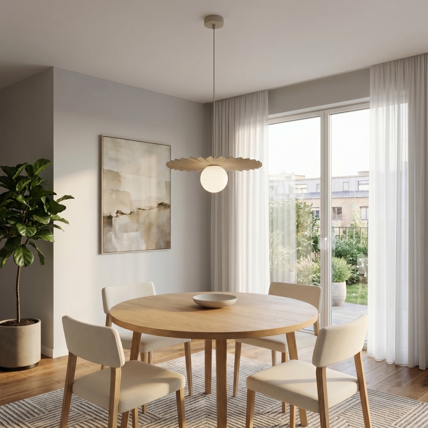 Pakabinamas šviestuvas ant laido UMBRA 1xG9/8W/230V, smėlinis