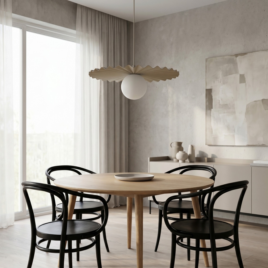 Pakabinamas šviestuvas ant laido UMBRA 1xG9/8W/230V, smėlinis