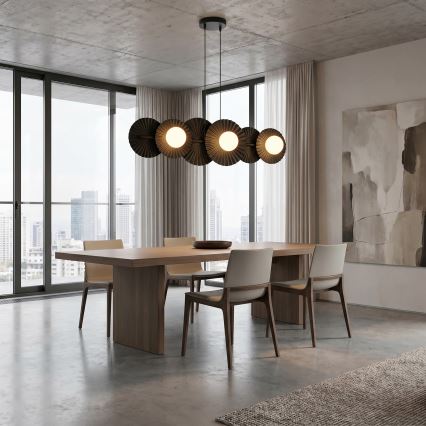 Pakabinamas šviestuvas ant laido UMBRA 6xG9/8W/230V juodas
