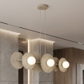 Pakabinamas šviestuvas ant laido UMBRA 6xG9/8W/230V smėlio spalvos