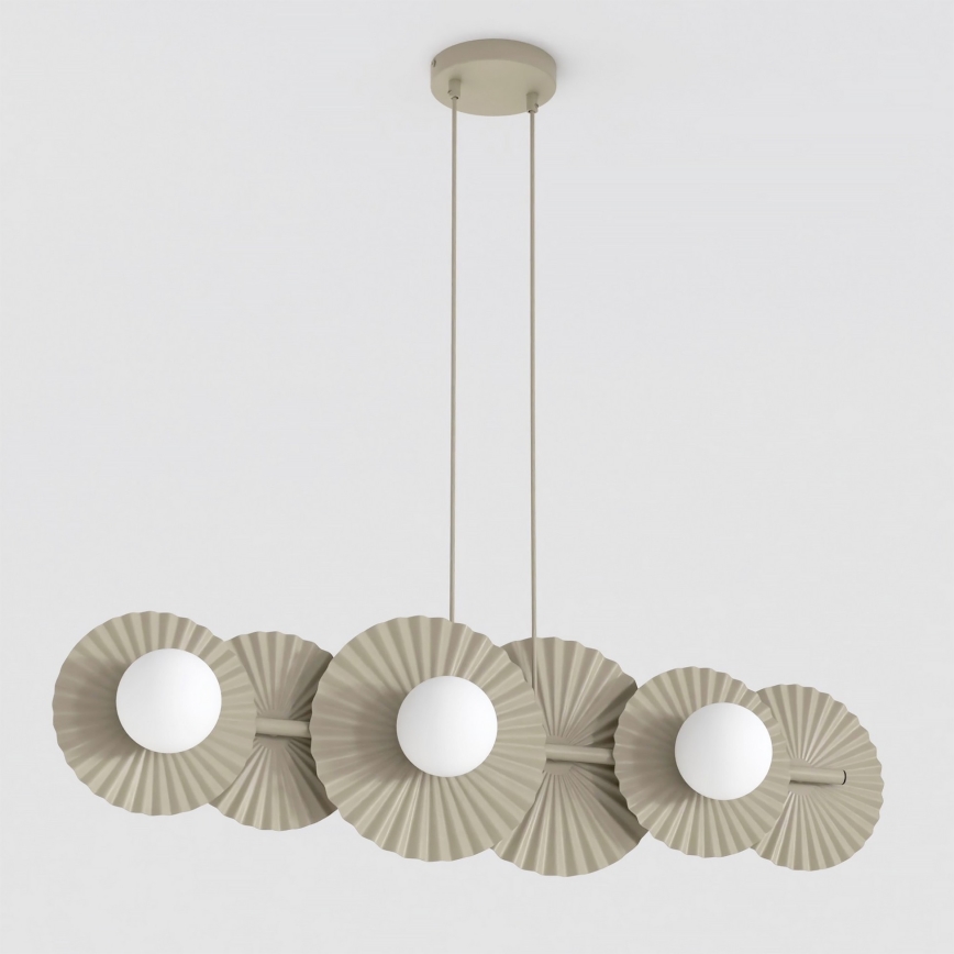 Pakabinamas šviestuvas ant laido UMBRA 6xG9/8W/230V smėlio spalvos
