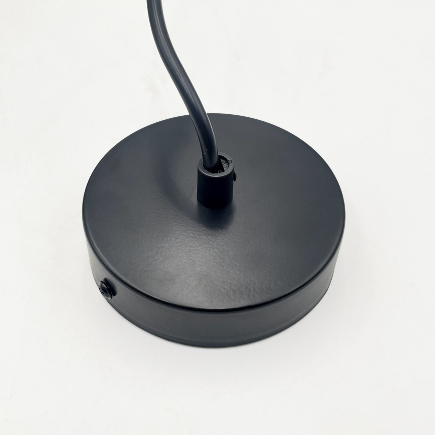 Pakabinamas šviestuvas ant laido VELLO 1xE27/15W/230V juoda/dūminė rožinė/smėlinė/juoda