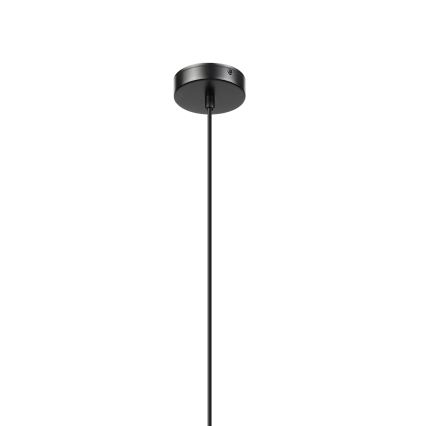 Pakabinamas šviestuvas ant laido VELLO 1xE27/15W/230V juoda/dūminė smėlinė/juoda