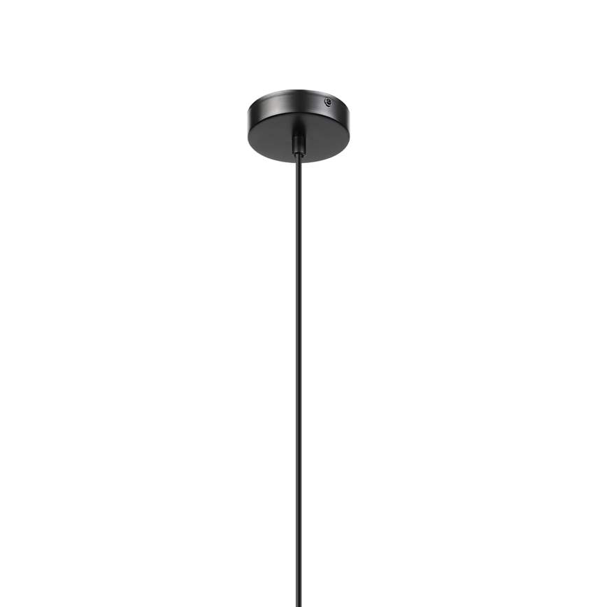Pakabinamas šviestuvas ant laido VELLO 1xE27/15W/230V juoda/dūminė smėlinė/juoda