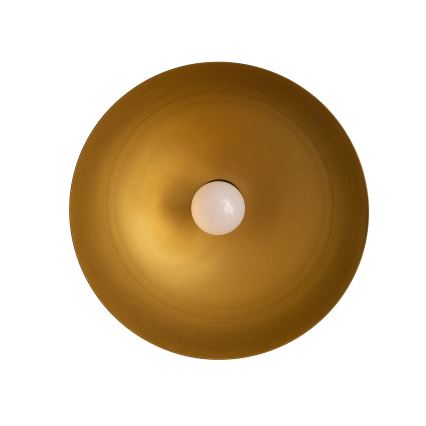 Pakabinamas šviestuvas ant laido VESPER 1xE27/15W/230, skersmuo 30 cm, juoda/auksinė