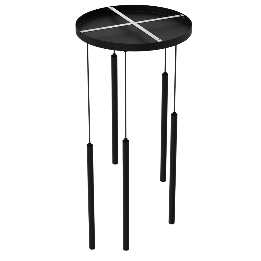 Pakabinamas šviestuvas ant laido YORU 8xG9/8W/230V, juodas