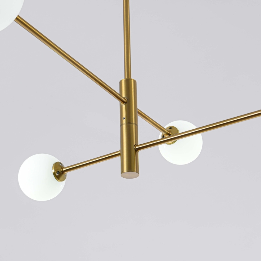 Pakabinamas šviestuvas ant stiebo DORADO 4xG9/40W/230V auksinis