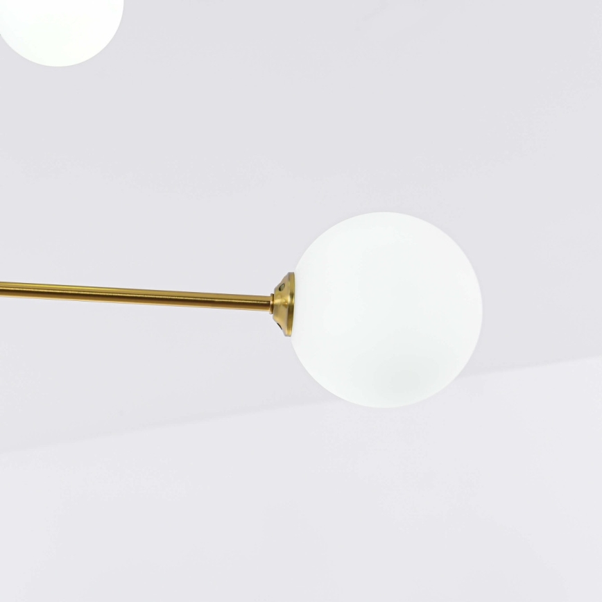 Pakabinamas šviestuvas ant stiebo DORADO 6xG9/40W/230V auksinis