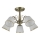 Pakabinamas šviestuvas ant strypo LOSANNA 5xE14/40W/230V, žalvaris