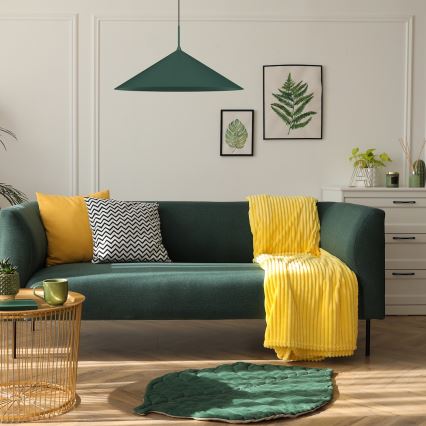 Pakabinamas šviestuvas ant troselio CAPITAL 1xGX53/15W/230V, skersmuo 60 cm, žalias