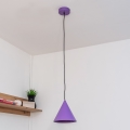 Pakabinamas šviestuvas ant troselio ETNA II 1xE27/15W/230V, skers. 18,5 cm, violetinė