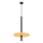 Pakabinamas šviestuvas ant troselio FELTRO 1xG9/8W/230V juoda/geltona