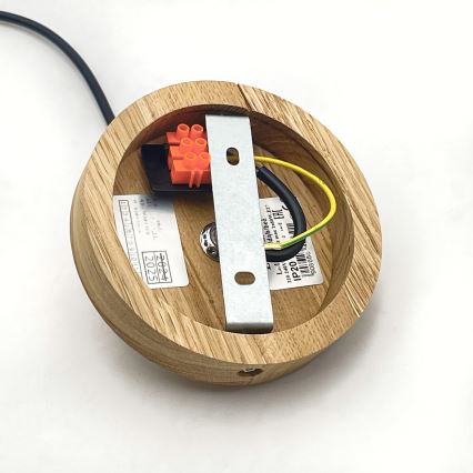 Pakabinamas šviestuvas ant laido ANTONIO 1xE27/60W/230V ąžuolas