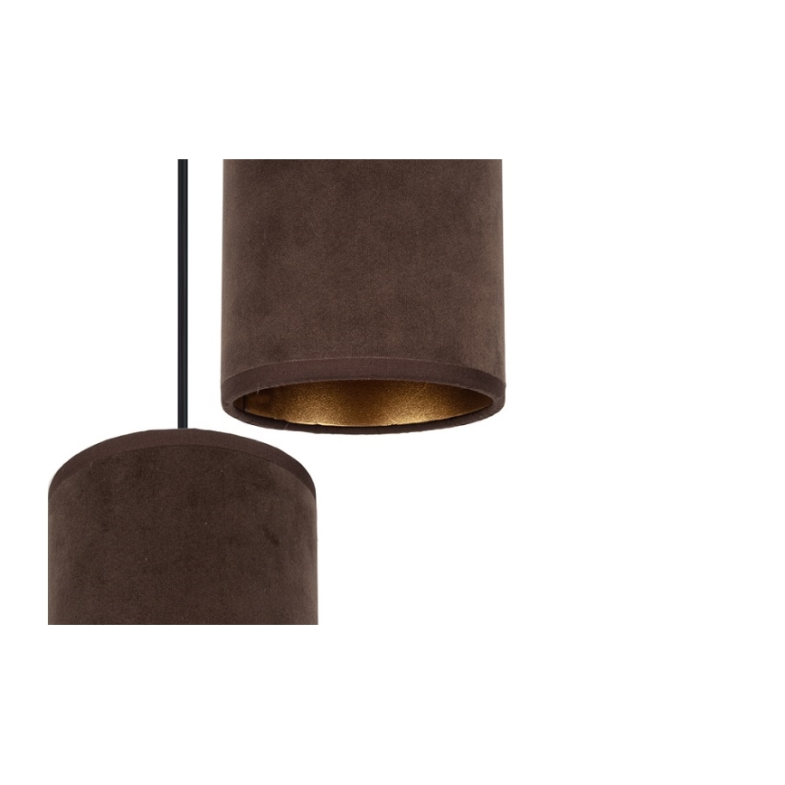 Pakabinamas šviestuvas ant laido AVALO 3xE27/60W/230V skersmuo 35 cm ruda/varinė