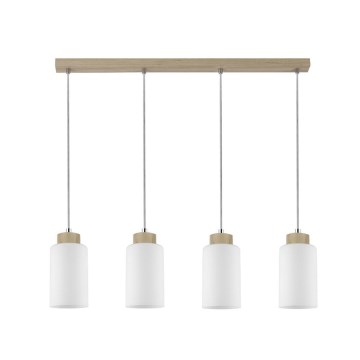 Pakabinamas šviestuvas BOSCO ant laido 4xE27/60W/230V, beržas