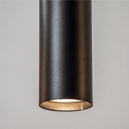 Pakabinamas šviestuvas ant laido CALYPSO 2xGU10/60W/230V + 3xE27/60W juoda/auksinė